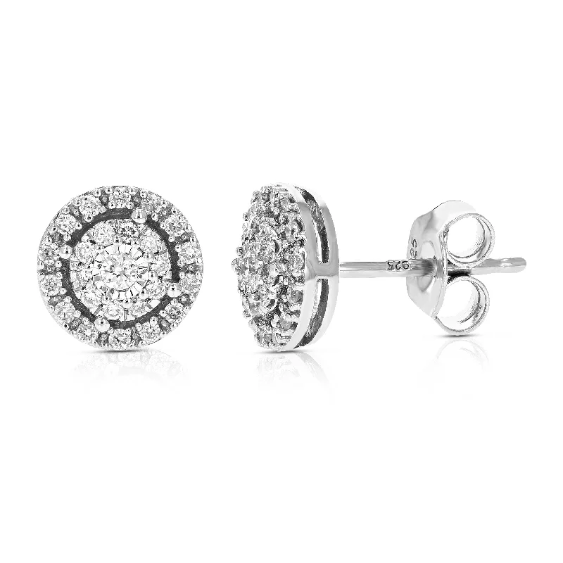 Unmissable Jewelry Sale – Shop Before It's Too Late 1/4 cttw Round Lab Grown Diamond Stud Earrings Prong Set on Round Shaped .925 Sterling Silver Unmissable Jewelry Sale – Shop Before It's Too Late 1/4 cttw Round Lab Grown Diamond Stud Earrings Prong Set on Round Shaped .925 Sterling Silver