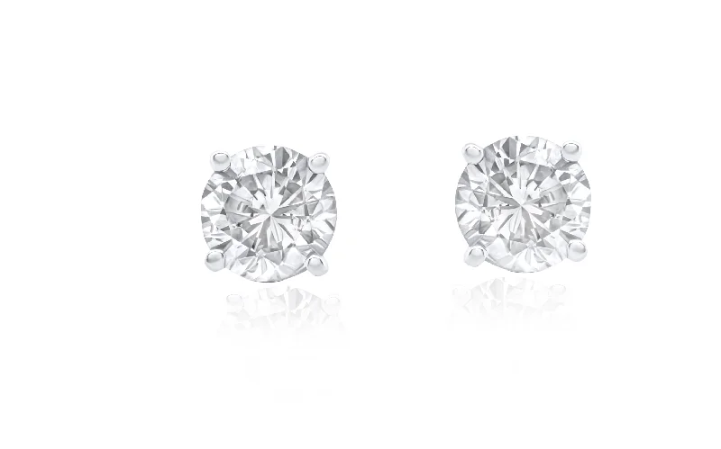 Exclusive Jewelry Bundles At Discounted Prices 14kt white gold diamond stud earrings containing 1.00 cts tw Exclusive Jewelry Bundles At Discounted Prices 14kt white gold diamond stud earrings containing 1.00 cts tw