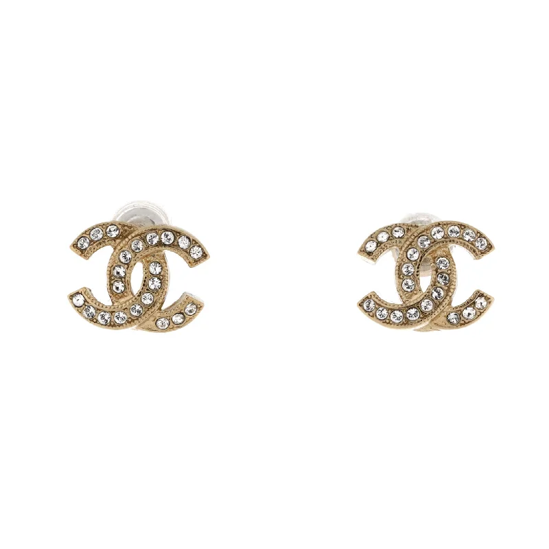 Don't Miss Out On Jaw-Dropping Jewelry Discounts CC Stud Earrings Metal with Crystals Don't Miss Out On Jaw-Dropping Jewelry Discounts CC Stud Earrings Metal with Crystals
