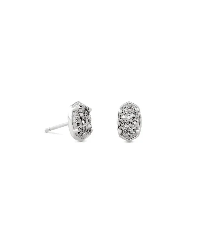 Glamorous Jewelry, Glamorous Deals – Shop Now Emilie Silver Stud Earrings In Platinum Drusy Glamorous Jewelry, Glamorous Deals – Shop Now Emilie Silver Stud Earrings In Platinum Drusy