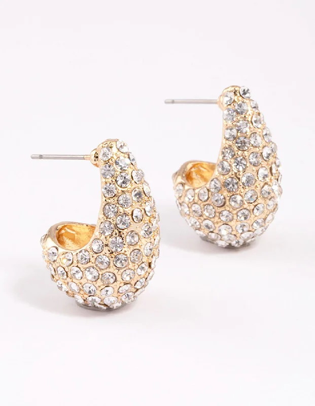 High-End Sparkle, Low-End Prices – Jewelry Sale Live Gold Diamante Teardrop Stud Earrings High-End Sparkle, Low-End Prices – Jewelry Sale Live Gold Diamante Teardrop Stud Earrings