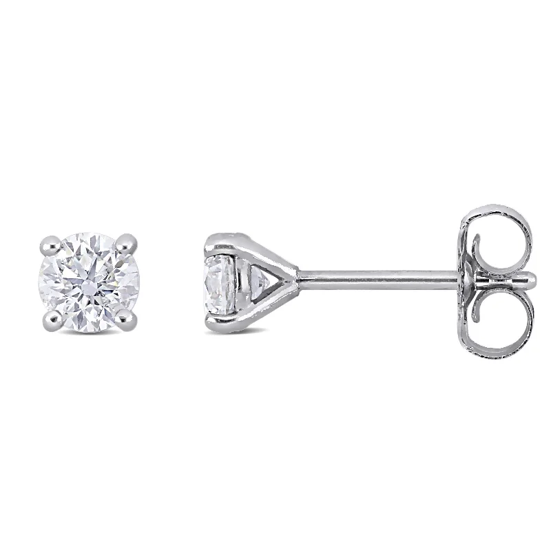 Seasonal Jewelry Sale – Upgrade Your Collection Mimi & Max 1/2ct TDW Lab-Grown Diamond Stud Earrings in 14k White Gold