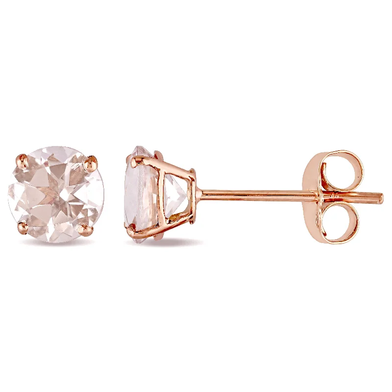 Once-A-Year Jewelry Deals – Shop Before They’Re Gone Mimi & Max 1ct TGW Morganite Solitaire Stud Earrings in 14k Rose Gold Once-A-Year Jewelry Deals – Shop Before They’Re Gone Mimi & Max 1ct TGW Morganite Solitaire Stud Earrings in 14k Rose Gold