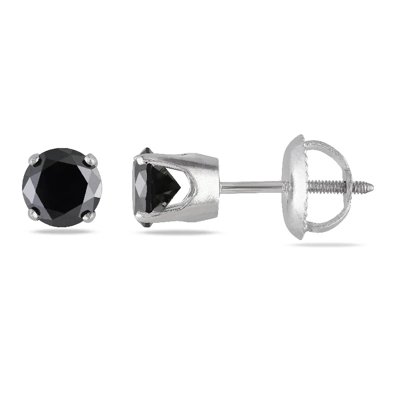 Personalized Jewelry Sale – Unique Gifts At Low Prices Mimi & Max 1ct TW Black Diamond Stud Earrings in 14k White Gold Personalized Jewelry Sale – Unique Gifts At Low Prices Mimi & Max 1ct TW Black Diamond Stud Earrings in 14k White Gold