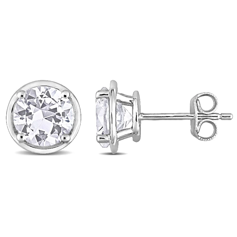 Sparkle For Less – Shop Our Limited-Time Jewelry Deals Mimi & Max 3 1/4ct TGW Created White Sapphire Bezel Style Stud Earrings in Sterling Silver Sparkle For Less – Shop Our Limited-Time Jewelry Deals Mimi & Max 3 1/4ct TGW Created White Sapphire Bezel Style Stud Earrings in Sterling Silver