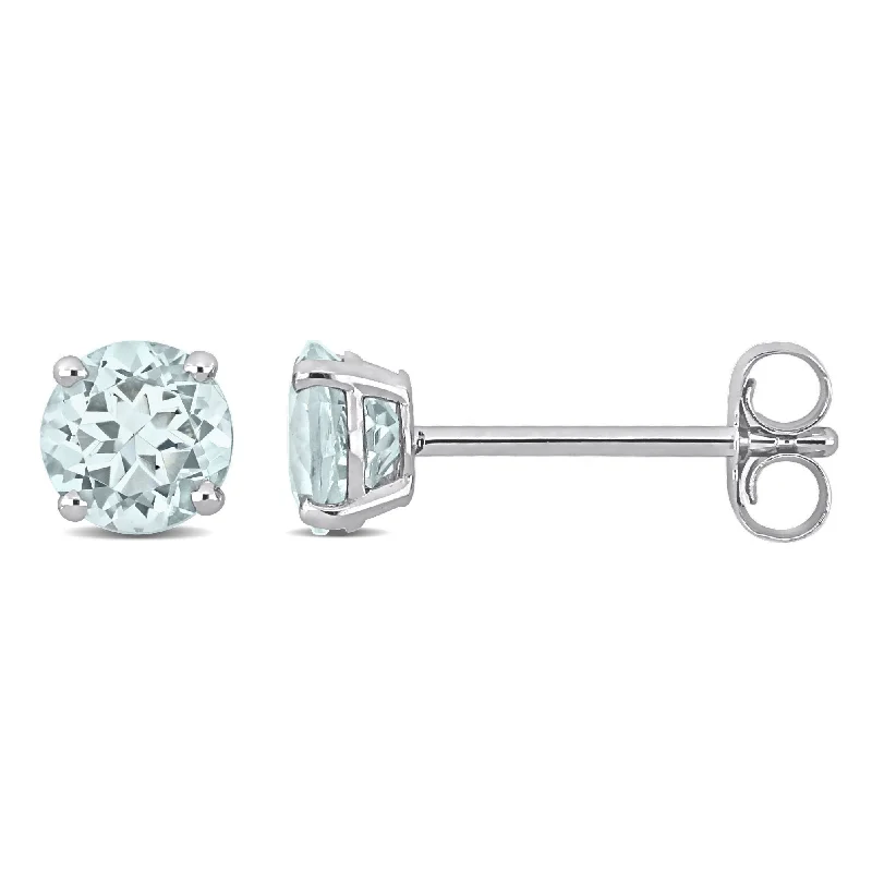 Limited-Stock Jewelry Sale – Shop Before It's Gone Mimi & Max 4/5ct TGW Aquamarine Stud Earrings in 14k White Gold Limited-Stock Jewelry Sale – Shop Before It's Gone Mimi & Max 4/5ct TGW Aquamarine Stud Earrings in 14k White Gold