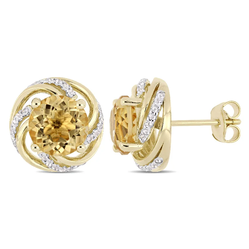 Shop Signature Jewelry Styles At Exclusive Prices Mimi & Max 4ct TGW Citrine and White Topaz Swirl Stud Earrings in Yellow Plated Sterling Silver Shop Signature Jewelry Styles At Exclusive Prices Mimi & Max 4ct TGW Citrine and White Topaz Swirl Stud Earrings in Yellow Plated Sterling Silver