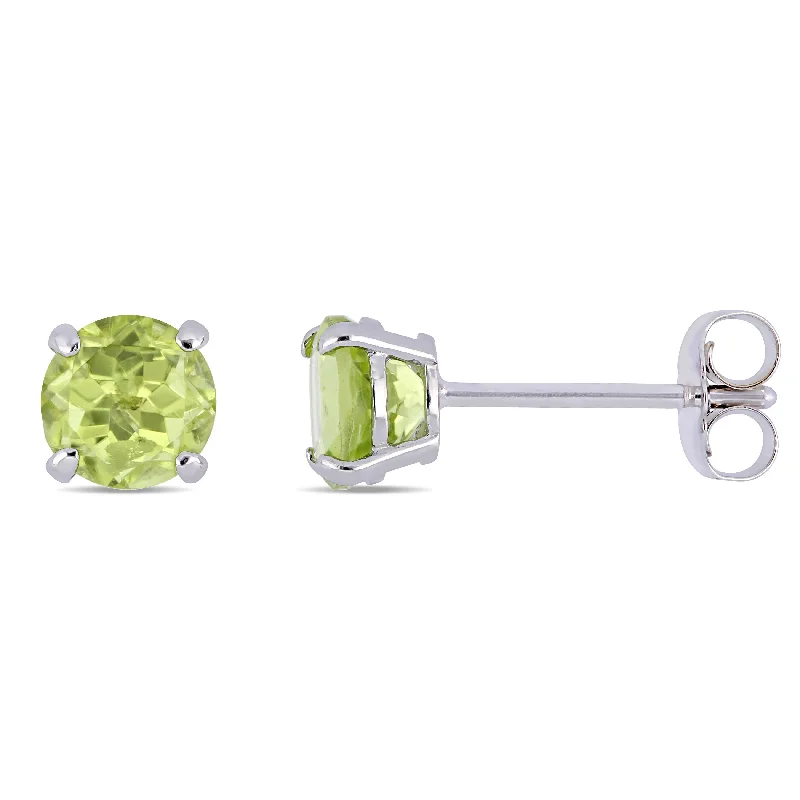 Limited-Time Jewelry Discounts – Shine Without The Splurge Mimi & Max Peridot Stud Earrings in 14k White Gold Limited-Time Jewelry Discounts – Shine Without The Splurge Mimi & Max Peridot Stud Earrings in 14k White Gold