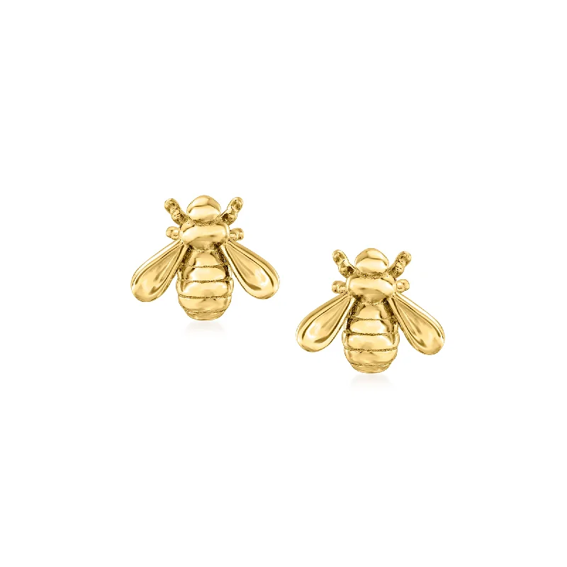 Timeless Elegance Now At Special Discounts Ross-Simons 14kt Yellow Gold Bumblebee Stud Earrings Timeless Elegance Now At Special Discounts Ross-Simons 14kt Yellow Gold Bumblebee Stud Earrings