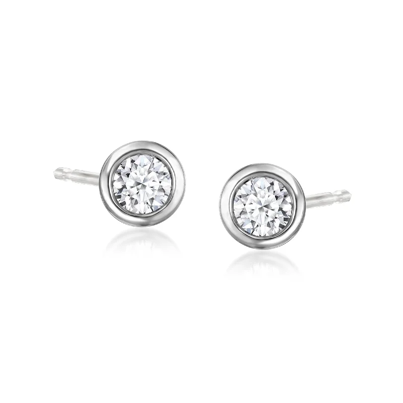Exclusive Jewelry Sale Event – Shop Now Ross-Simons Bezel-Set Lab-Grown Diamond Stud Earrings in Sterling Silver Exclusive Jewelry Sale Event – Shop Now Ross-Simons Bezel-Set Lab-Grown Diamond Stud Earrings in Sterling Silver