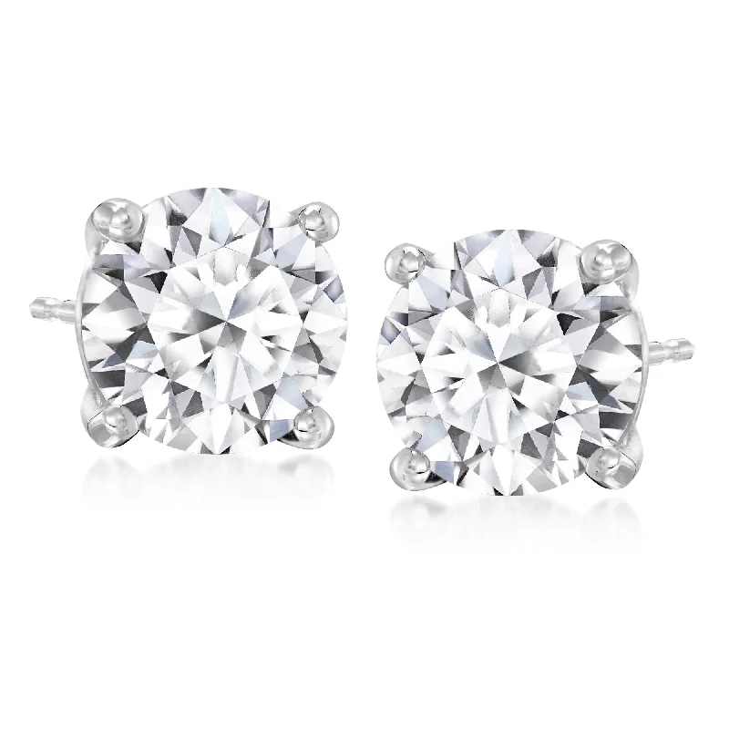 Shop High-Quality Jewelry At Jaw-Dropping Discounts Ross-Simons Lab-Grown Diamond Stud Earrings in 14kt White Gold Shop High-Quality Jewelry At Jaw-Dropping Discounts Ross-Simons Lab-Grown Diamond Stud Earrings in 14kt White Gold