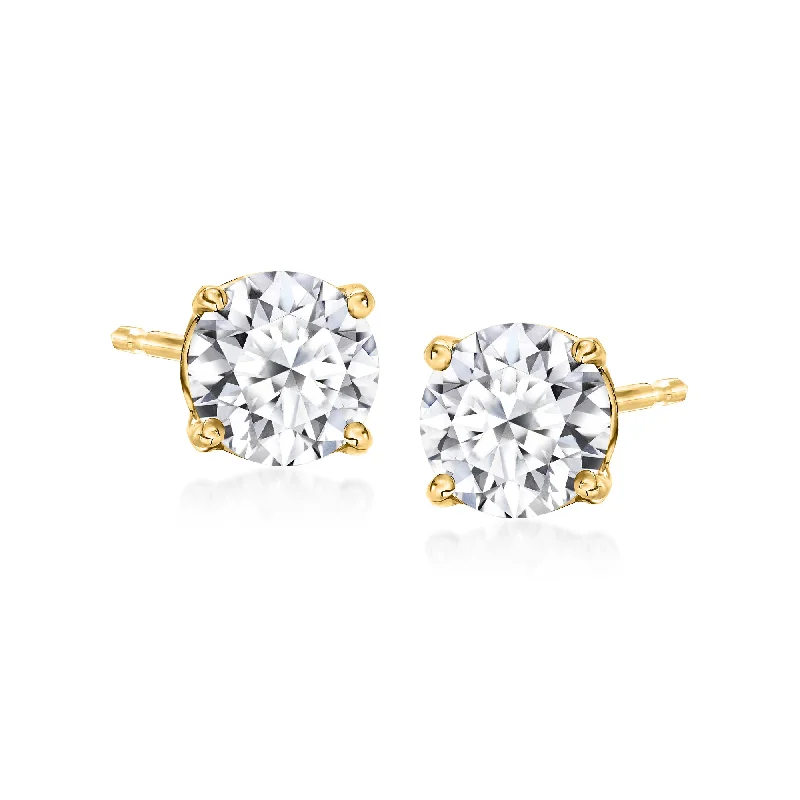 Exclusive Jewelry Sale – Grab Timeless Pieces Now Ross-Simons Lab-Grown Diamond Stud Earrings in 18kt Gold Over Sterling Exclusive Jewelry Sale – Grab Timeless Pieces Now Ross-Simons Lab-Grown Diamond Stud Earrings in 18kt Gold Over Sterling