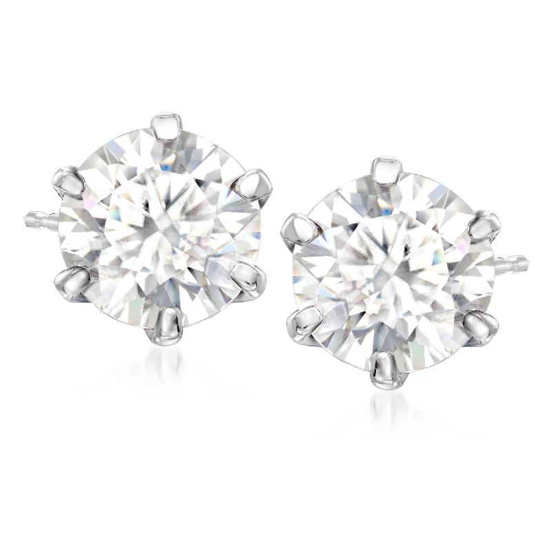 Trending Jewelry Now At Unbeatable Prices Ross-Simons Moissanite Stud Earrings in Sterling Silver Trending Jewelry Now At Unbeatable Prices Ross-Simons Moissanite Stud Earrings in Sterling Silver