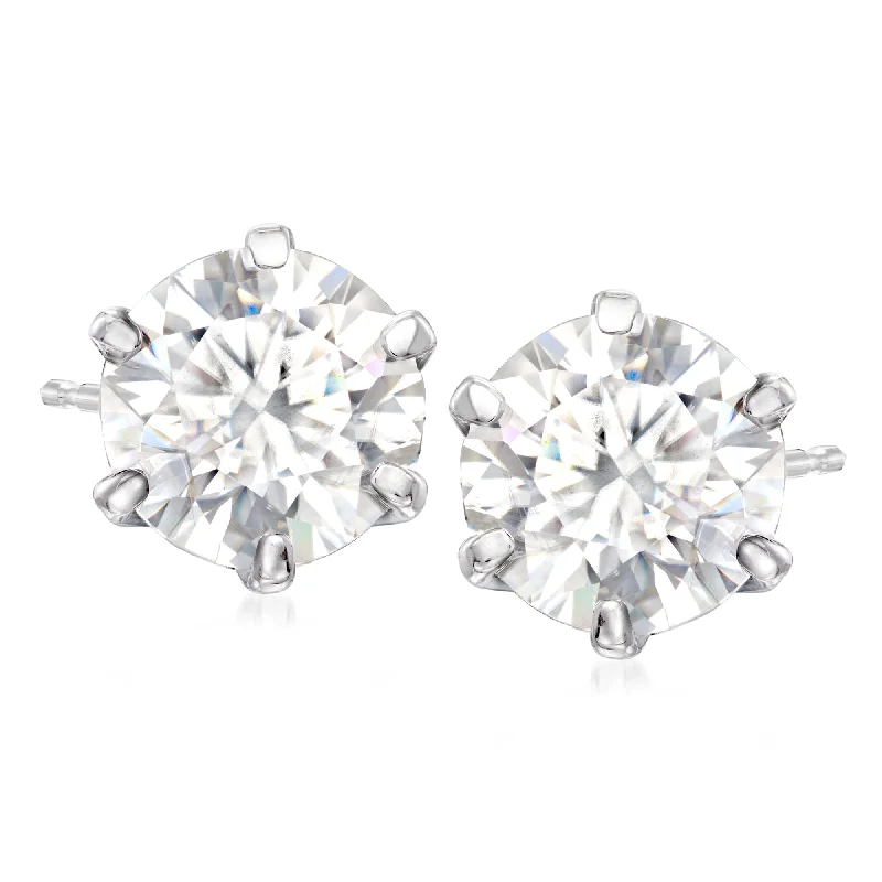 Breathtaking Jewelry At Limited-Time Savings Ross-Simons Moissanite Stud Earrings in Sterling Silver Breathtaking Jewelry At Limited-Time Savings Ross-Simons Moissanite Stud Earrings in Sterling Silver