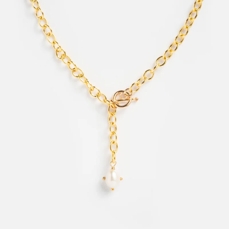 Don't Miss Out On Jaw-Dropping Jewelry Discounts Celestial Pearl Lariat Necklace