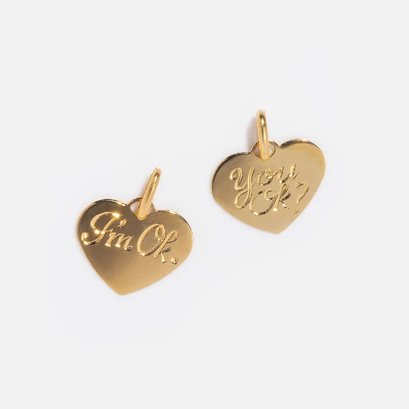 Jewelry Clearance Sale – Final Reductions Check In Text Charm Set