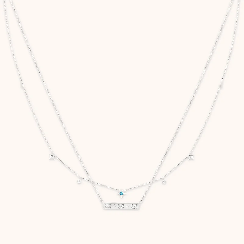 Discounted Jewelry For A Glamorous Look Cosmic Star Necklace Gift Set in Solid White Gold Discounted Jewelry For A Glamorous Look Cosmic Star Necklace Gift Set in Solid White Gold