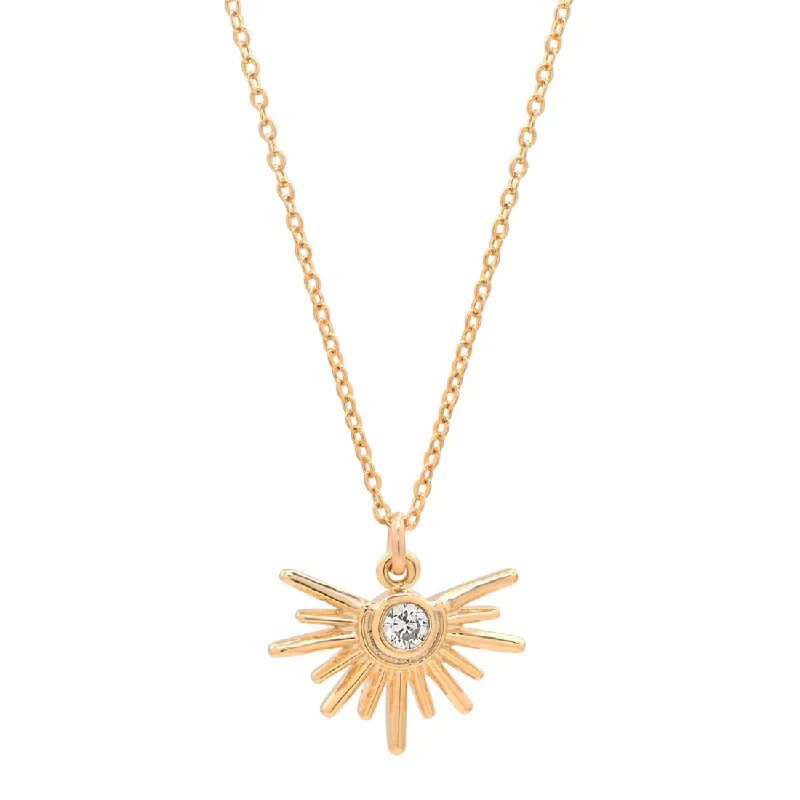 Shop Jewelry That Shines Without The High Price CZ Starburst Necklace