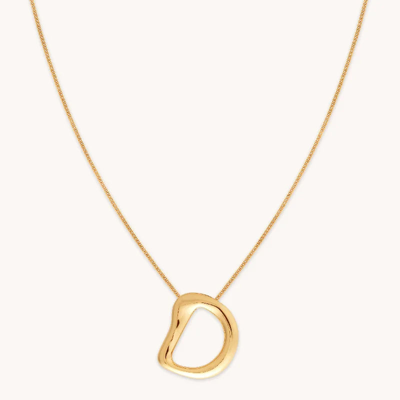 Jewelry Clearance – Final Chance To Save Big D Initial Bold Pendant Necklace in Gold Jewelry Clearance – Final Chance To Save Big D Initial Bold Pendant Necklace in Gold