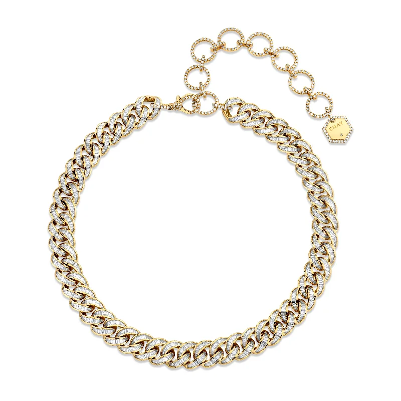 Limited-Stock Jewelry Sale – Once It's Gone, It's Gone DIAMOND BAGUETTE ESSENTIAL LINK NECKLACE Limited-Stock Jewelry Sale – Once It's Gone, It's Gone DIAMOND BAGUETTE ESSENTIAL LINK NECKLACE