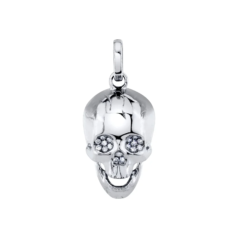 Premium Diamond Jewelry For Unforgettable Moments DIAMOND EYES SKULL PENDANT