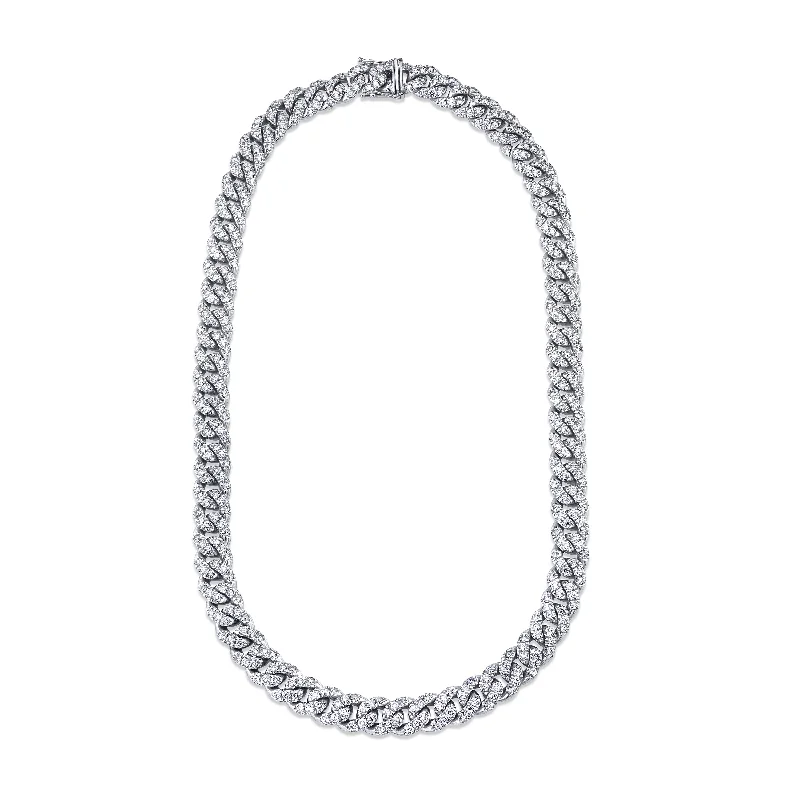 Handcrafted Beauty At Affordable Prices MEN'S DIAMOND MEGA LINK NECKLACE