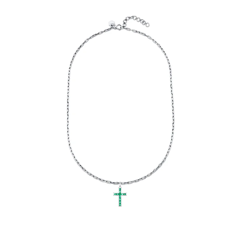 Personalized Jewelry Sale – Meaningful Gifts At Great Prices EMERALD BAGUETTE CROSS PENDANT NECKLACE Personalized Jewelry Sale – Meaningful Gifts At Great Prices EMERALD BAGUETTE CROSS PENDANT NECKLACE