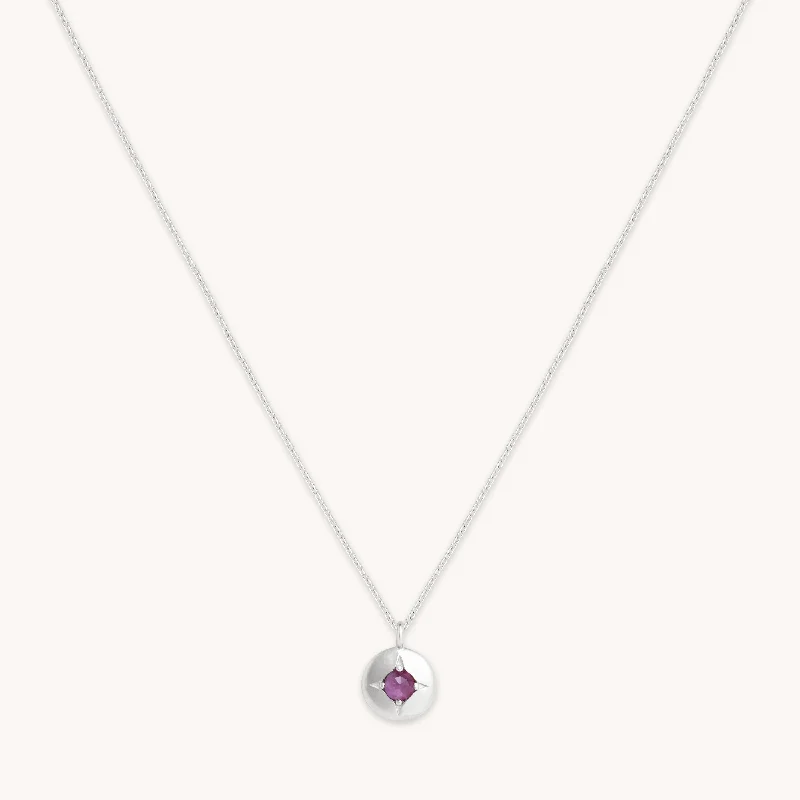 Shop Fine Jewelry With Amazing Deals February Amethyst Birthstone Necklace in Solid White Gold Shop Fine Jewelry With Amazing Deals February Amethyst Birthstone Necklace in Solid White Gold