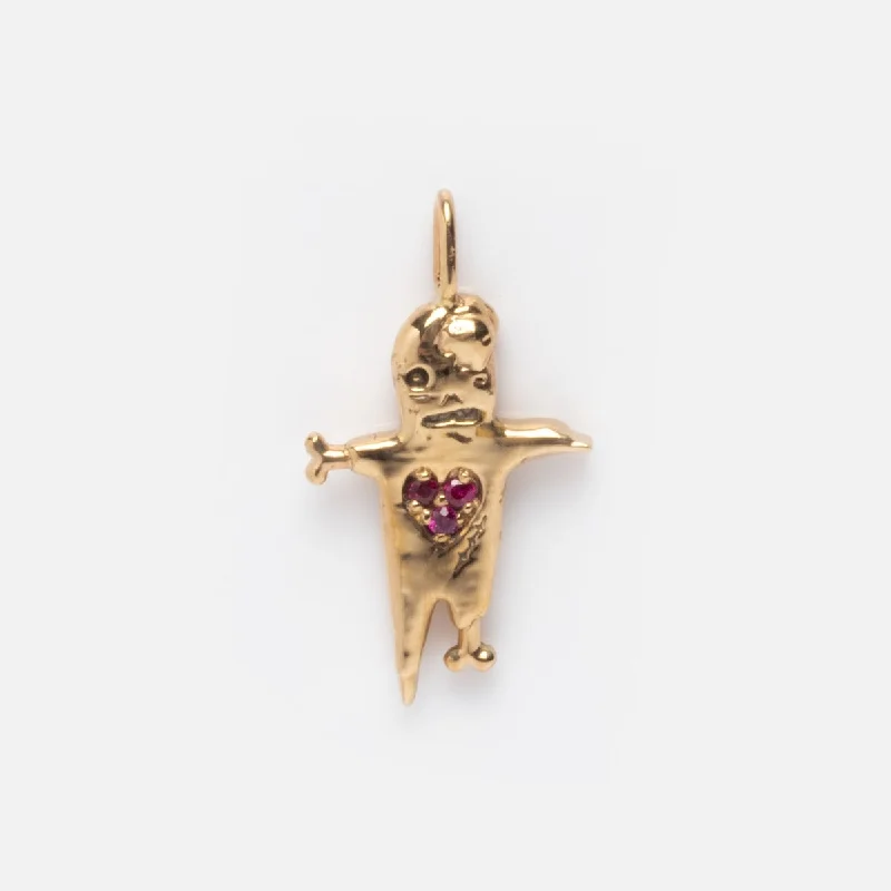 Discounted Jewelry For A Glamorous Look Ghoul with a Heart of Gold Charm