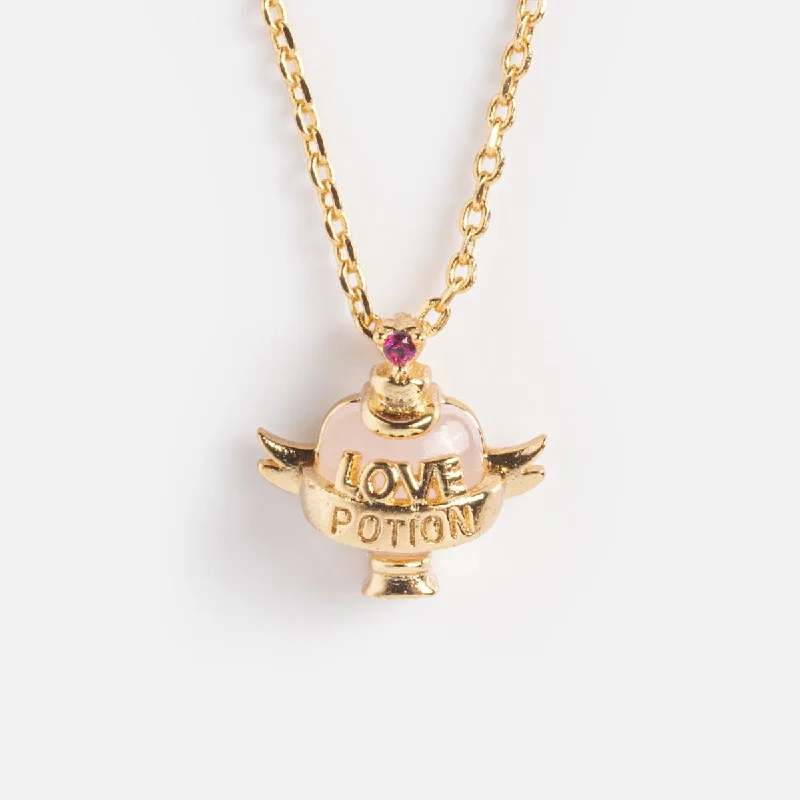 Dainty Floral Jewelry For Feminine Elegance Harry Potter Love Potion Necklace