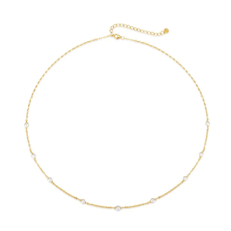 Timeless Jewelry Styles At Wallet-Friendly Prices Juny Breeze Blanche Necklace - Solid Gold