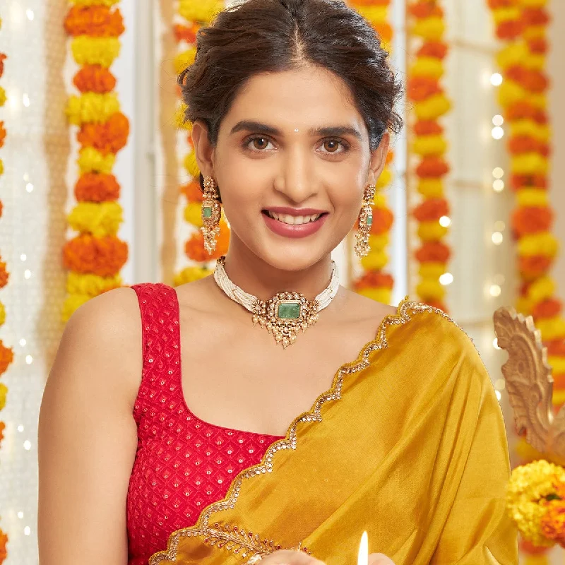 Best Jewelry Sale – Shop Exclusive Designs Now Kundan Necklace 149233
