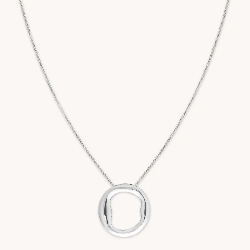Holiday Jewelry Sale – Perfect Gifts At The Best Prices O Initial Bold Pendant Necklace in Silver Holiday Jewelry Sale – Perfect Gifts At The Best Prices O Initial Bold Pendant Necklace in Silver