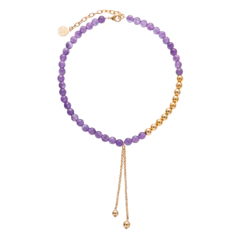 Exclusive Jewelry Sale – Grab Timeless Pieces Now Purple Crown Necklace