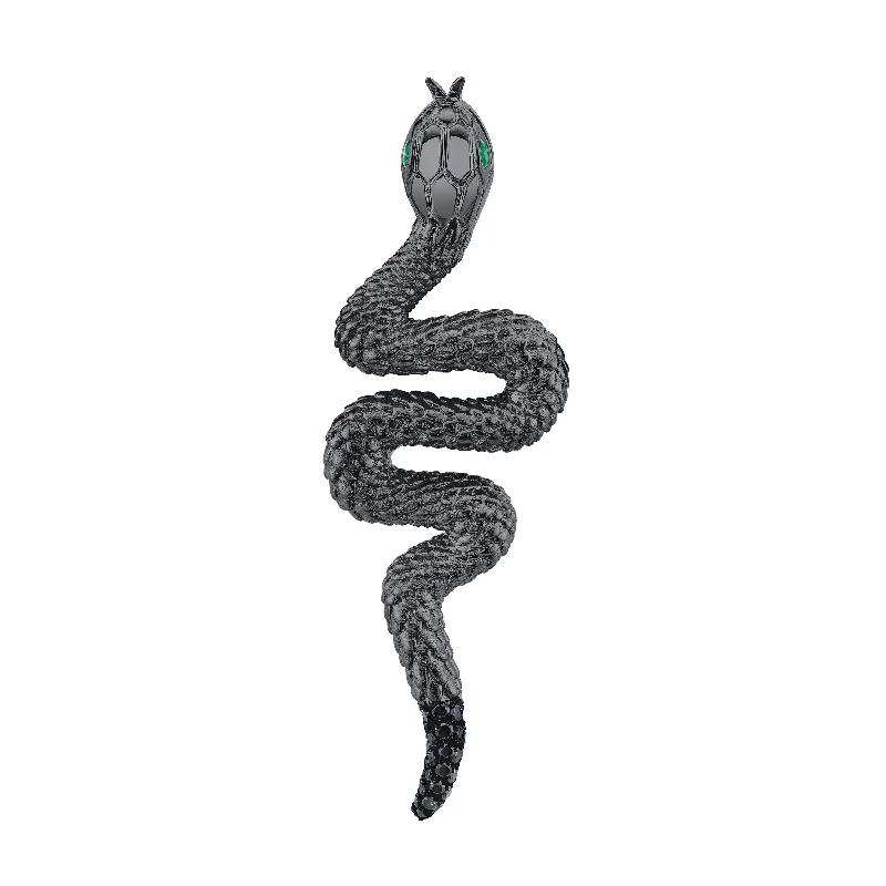 Shop Dazzling Jewelry At The Best Prices SOLID GOLD SNAKE PENDANT