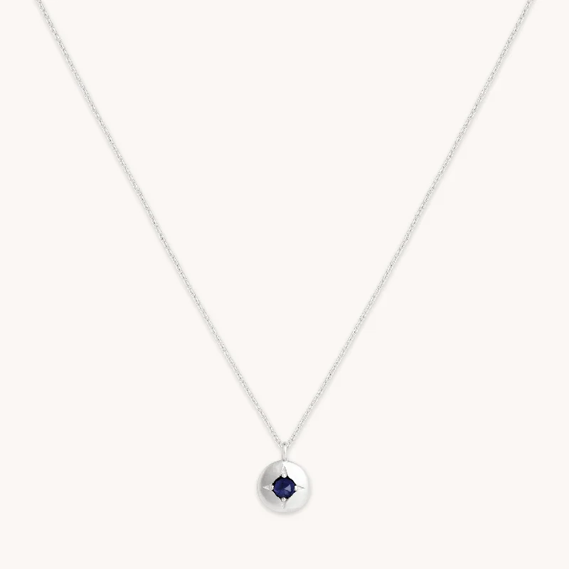 Elegant Designs, Unbeatable Discounts – Shop Jewelry Now September Sapphire Birthstone Necklace in Solid White Gold Elegant Designs, Unbeatable Discounts – Shop Jewelry Now September Sapphire Birthstone Necklace in Solid White Gold