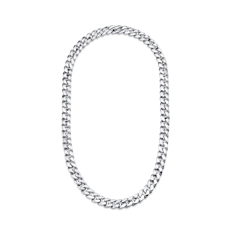 Jewelry Clearance – Final Chance To Save Big MEN'S SOLID GOLD FLAT LINK NECKLACE