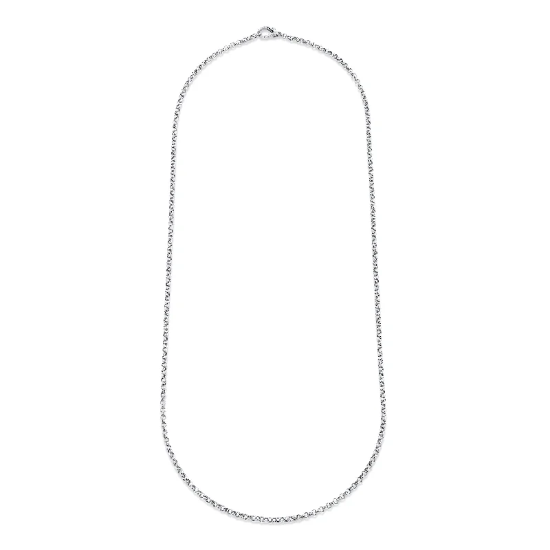 Shop High-Quality Jewelry At Jaw-Dropping Discounts SOLID GOLD ROLO CHAIN
