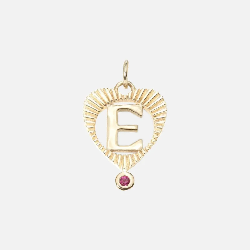 Elevate Your Outfit With Discounted Statement Jewelry Sunbeam Letter Heart Charm