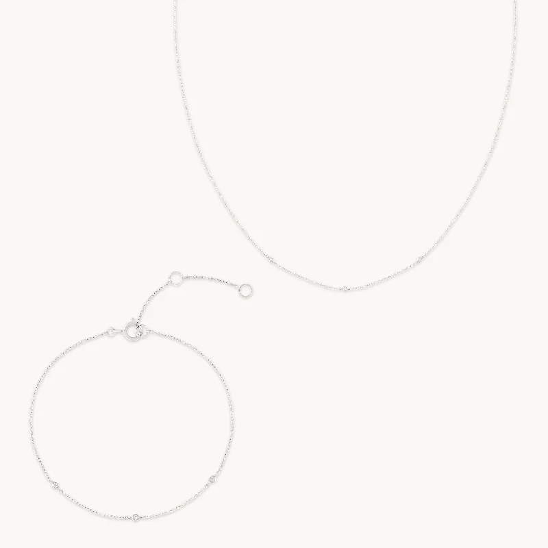 Stunning Jewelry At A Fraction Of The Price Topaz Shimmer Gift Set in Solid White Gold Stunning Jewelry At A Fraction Of The Price Topaz Shimmer Gift Set in Solid White Gold
