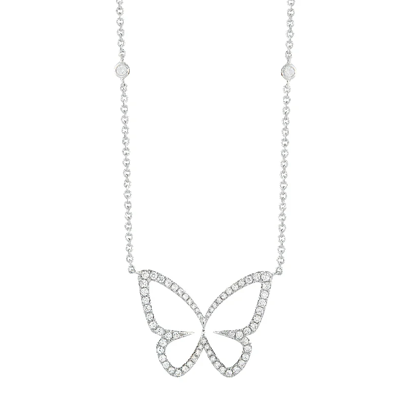 Shop Jewelry That Shines Without The High Price Diamond Butterfly Cutout Pendant Necklace Shop Jewelry That Shines Without The High Price Diamond Butterfly Cutout Pendant Necklace