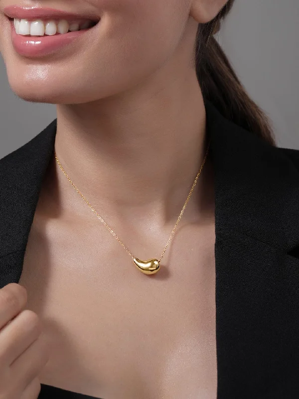 Jewelry Clearance Sale – Final Reductions 18K Gold Plated Stainless Steel Tarnish-Free Waterproof Teardrop Pendant Necklace Jewelry Clearance Sale – Final Reductions 18K Gold Plated Stainless Steel Tarnish-Free Waterproof Teardrop Pendant Necklace