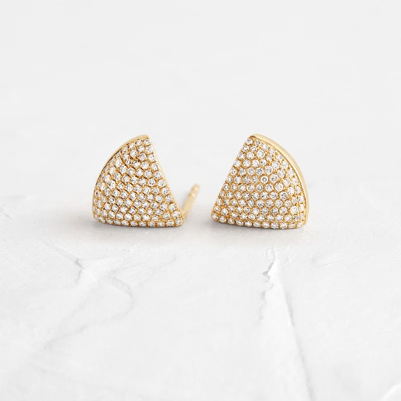 Grab Your Favorite Jewelry At The Lowest Prices Diamond Solid Chevron Stud Earrings - In Stock Grab Your Favorite Jewelry At The Lowest Prices Diamond Solid Chevron Stud Earrings - In Stock