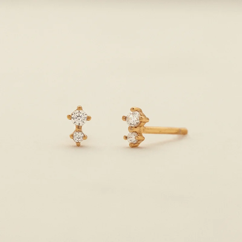 Bestselling Jewelry Now On Sale – Elevate Your Look Luxe Double Stone Stud Earrings