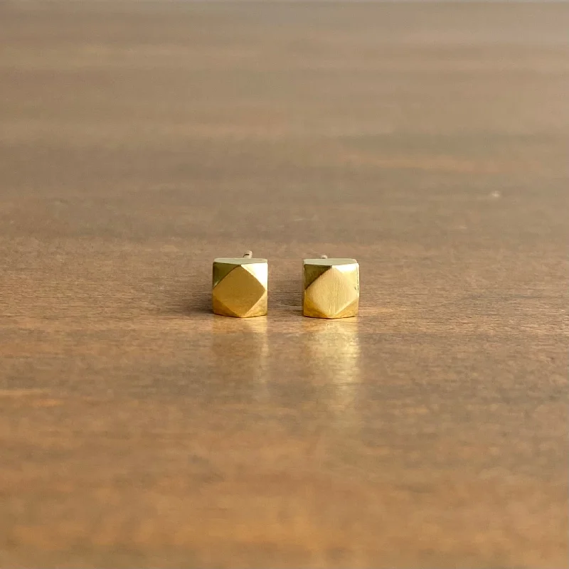Exclusive Jewelry Sale – Limited-Time Discounts Large Faceted Stud Earrings