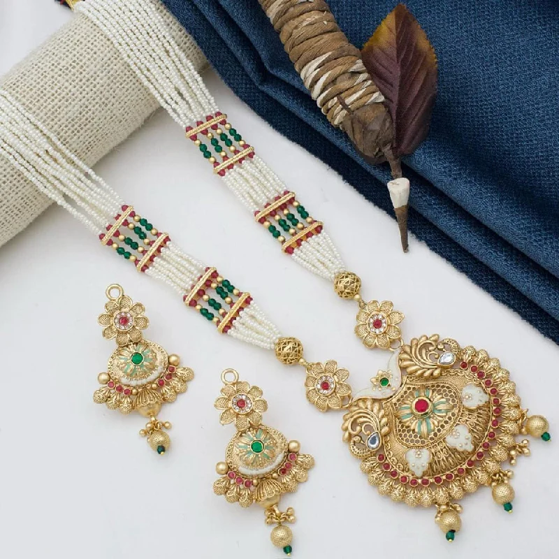 The Ultimate Jewelry Sale – Shop Premium Styles Manisha Jewellery Gold Plated Pota Stone And Pearl Long Necklace Set The Ultimate Jewelry Sale – Shop Premium Styles Manisha Jewellery Gold Plated Pota Stone And Pearl Long Necklace Set