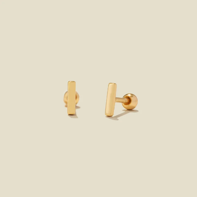 Shop Dazzling Jewelry With Special Promotional Discounts Mini Bar Stud Earrings