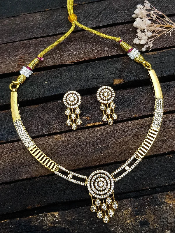 Get Ready To Sparkle – Special Jewelry Discounts Premium Cz Stone designer Necklace set Get Ready To Sparkle – Special Jewelry Discounts Premium Cz Stone designer Necklace set