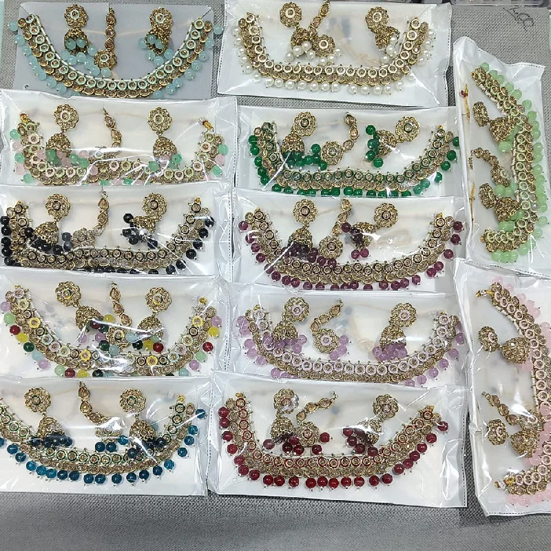 Special Jewelry Deals – Upgrade Your Collection Rani Sati Jewels Gold Plated Austrian Stone And Meenakari Necklace Set Special Jewelry Deals – Upgrade Your Collection Rani Sati Jewels Gold Plated Austrian Stone And Meenakari Necklace Set