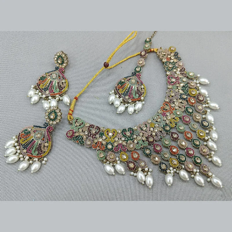 Don't Miss Our Biggest Jewelry Sale Of The Season Rani Sati Jewels Gold Plated Crystal and Pearl Necklace Set Don't Miss Our Biggest Jewelry Sale Of The Season Rani Sati Jewels Gold Plated Crystal and Pearl Necklace Set